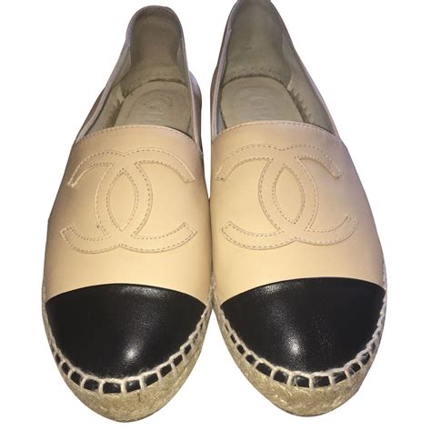 chanel espadrilles leather beige price|shop chanel espadrilles online.